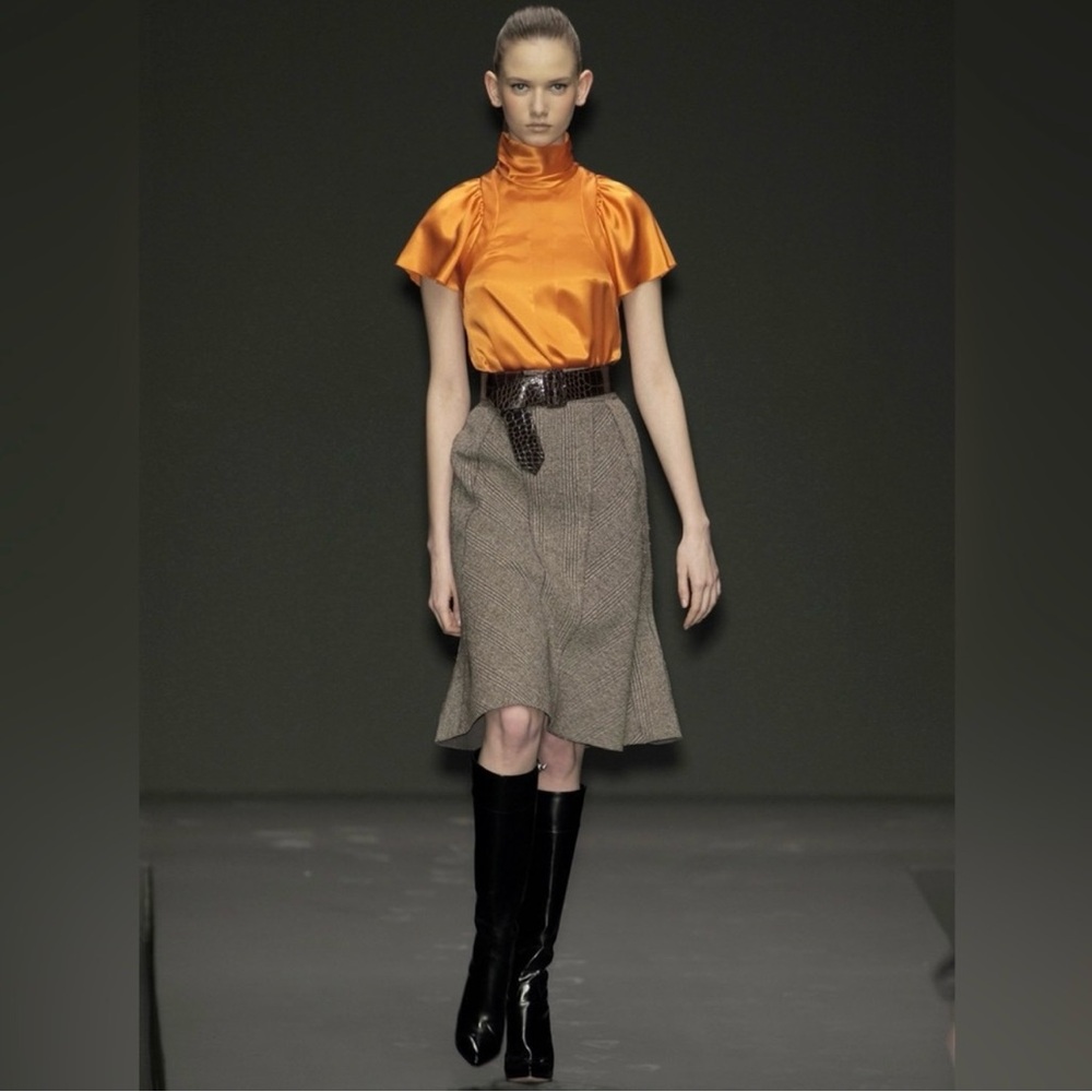 Prada VINTAGE Runway FW 2002 Silk Top